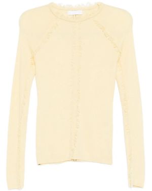 CUDDLEUP Oberteil aus Kaschmir - Natur