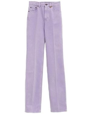 Chloé Straight-Leg Jeans - Purple