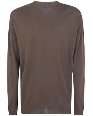 MD75 Crew-Neck Long-Sleeve Jumper - Brown