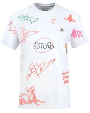 Vivienne Westwood Printed T-Shirt - White