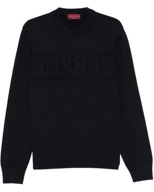 Gucci Pullover Mit Logo - Schwarz