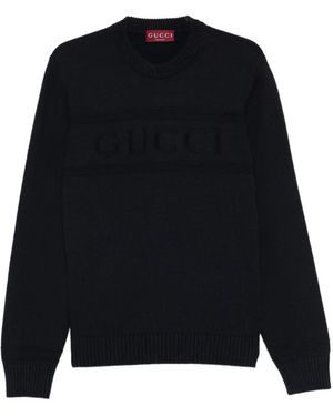 Gucci Pullover Mit Logo - Schwarz