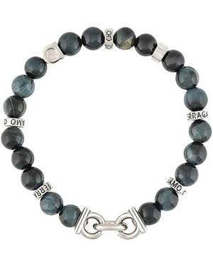 Ferragamo Gancini Elasticated Bracelet - Black