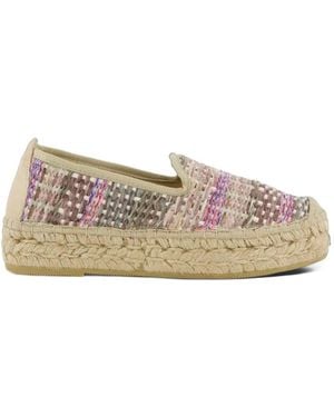 Gibaldi Carmen Woven Espadrilles - White