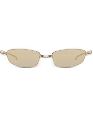 Gentle Monster Riff 037 Rectangle-Frame Sunglasses - Natural