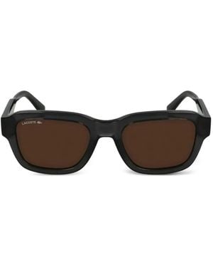 Lacoste Gafas De Sol Con Montura Cuadrada - Marrón