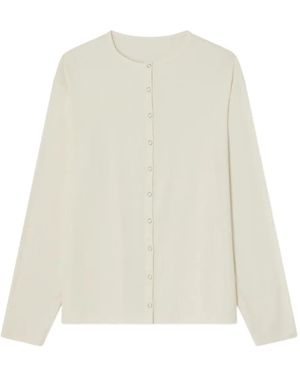 Carrera Cole Button-Up Henley T-Shirt - White