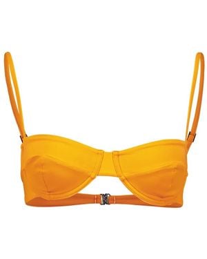 Haight Underwired Demi-Cup Bikini Top - Orange