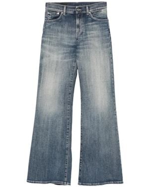 Dondup Amber Wide-Leg Jeans - Blue
