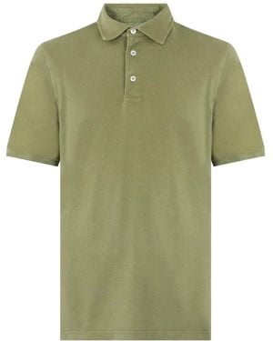 Fedeli Short-Sleeve Polo Shirt - Green