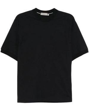 Canali Klassisches T-Shirt - Schwarz