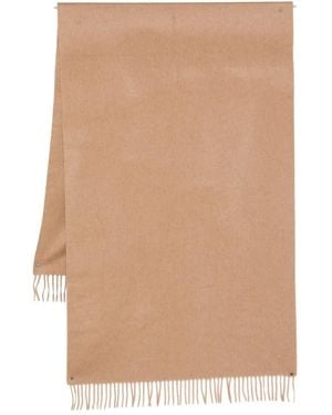 Max Mara Fringed Scarf - Natural