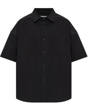 Entire studios Buttoned Short-Sleeve Shirt - Black