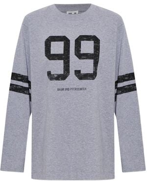 Baum und Pferdgarten Jeevona T-Shirt Met Grafische Print - Grijs