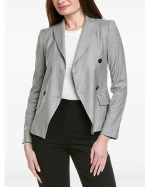 Eleventy Blazer Con Doble Botonadura - Gris