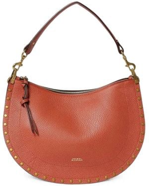 Isabel Marant Oskan Soft Schultertasche - Weiß
