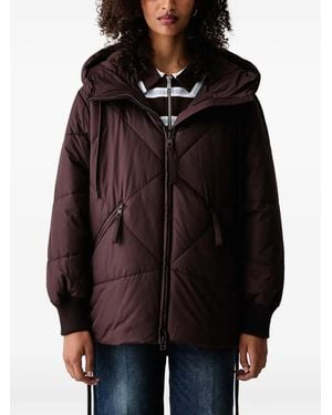 Marc O' Polo Quilted Hooded Parka - Black