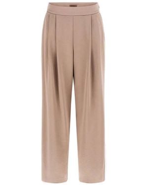 Guess Satinhose Mit Weitem Bein - Natur
