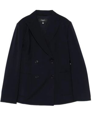 Weekend by Maxmara Double-Breasted Jacket - Blue