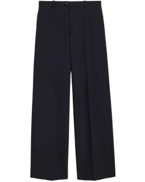 Jil Sander Technical Crêpe Trousers - Blue