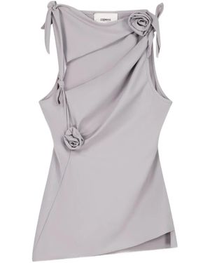 Coperni Sleeveless Tops - Grey