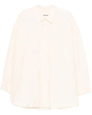 Casey Casey Camisa Con Efecto Arrugado - Blanco