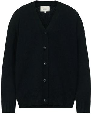 Loulou de Saison Duca V-Neck Oversized Cardigan - Black