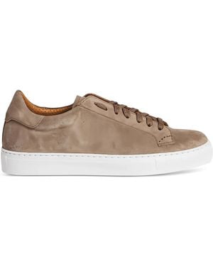 Calce Suede Lace-Up Trainers - Brown