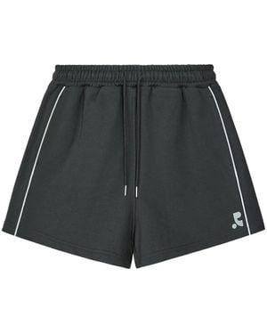 Rest&Recreation Joggingshorts mit Logo-Print - Grau