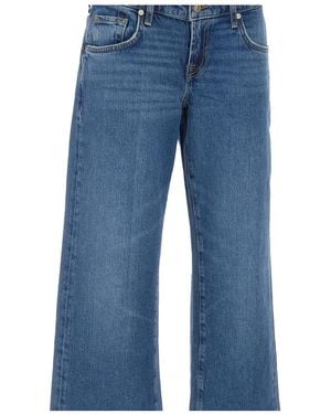 7 For All Mankind Jeans Dritti Con Tasche - Blu
