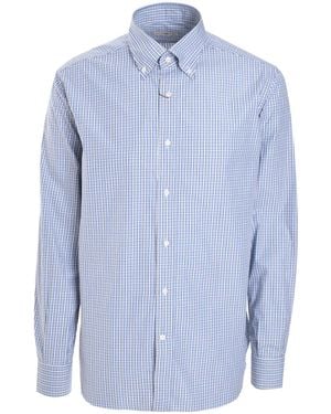 Luciano Barbera Camicia Con Colletto Button-Down - Blu