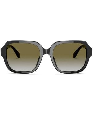 COACH Square Frame Logo Sunglasses - Green