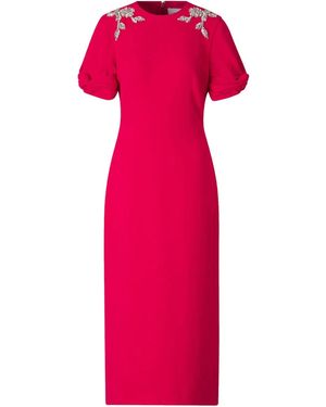 Erdem ビジュートリム ドレス - ピンク
