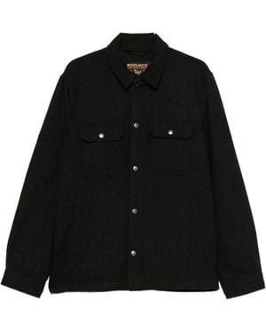 Woolrich Button-Up Jacket - Black