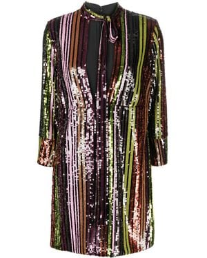DSquared² Disco Queen Sequin-Embellished Minidress - Black