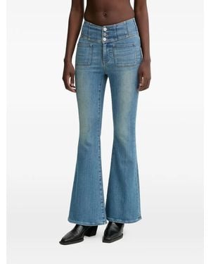 Miss Sixty Buttoned Pocket Jeans - Blue