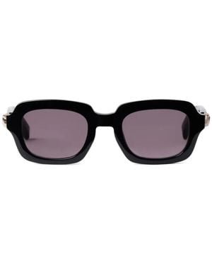 Sandro Rectangle-Frame Sunglasses - Black