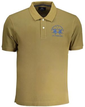La Martina Logo-Embroidered Polo Shirt - Green