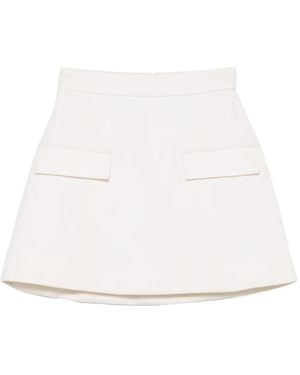 Vestiaire d'un Oiseau Libre Sugar Mini Skirt - White