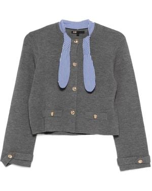 Maje Cárdigan Con Botones - Gris