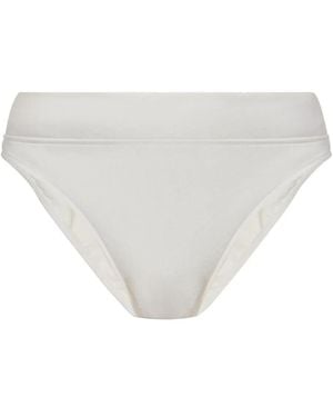 Cult Gaia High-Waisted Bikini Bottoms - White