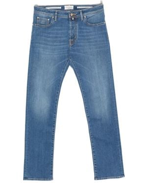 Jacob Cohen Five-Pocket Cotton Jeans - Blue