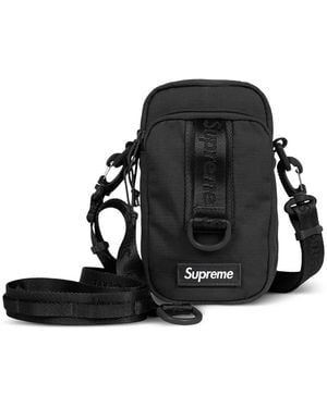 Supreme Kuriertasche Mit Logo-Patch - Schwarz