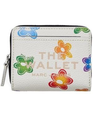 Marc Jacobs Mini The Wild Daisy Compact Wallet - Blue