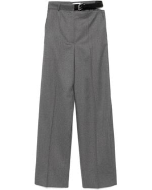 Stella McCartney Belted Trousers - Grey