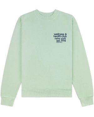 Sporty & Rich Usa Health Club スウェットシャツ - グリーン