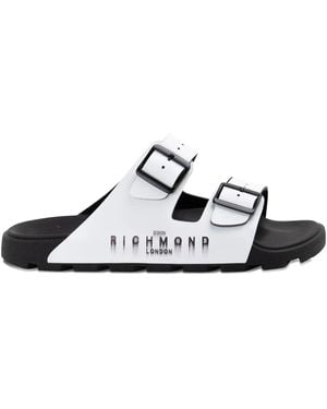 John Richmond Sandali Con Doppia Fibbia - Bianco