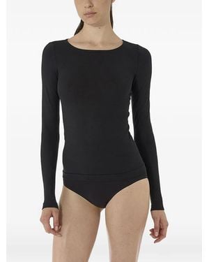 Wolford Seamless Long-Sleeve Top - Black