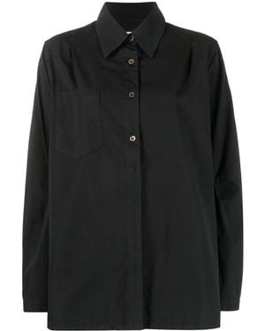 Our Legacy Oversized Long-Sleeve Shirt - Black