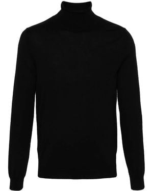Eric Bompard Extrafine Turtleneck Sweater - Black